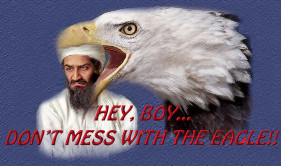 bin laden....don't mess with the Eagle!
