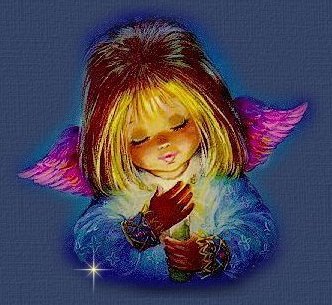 This lovely little angel has a poem from the heart....for you.