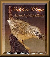 Golden Wren Award...Aug 2001