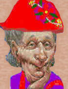 "...and when I am old I shall wear purple,with a red hat that doesn't go"